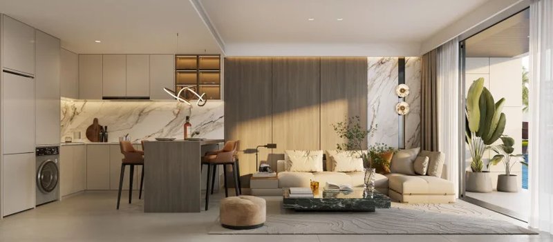 Spacious 1 Bedroom apartment 3 minutes from Layan Beach, Phuket in AYANA Heights