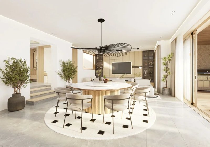 Azure 5-bedroom Three-storey Villa with private pool in Chalong, Phuket at Mutti Family Villas