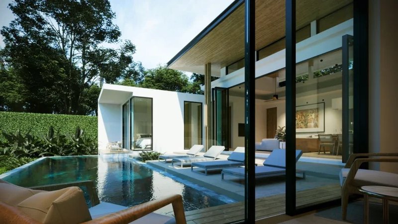 4 bedroom villa with pool 850 meters from Rawai Beach, Phuket at Monetaria villas