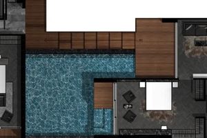 Three-storey 3 bedroom villa with swimming pool in Cherngtalai area, Phuket at Qcity by Wallaya Villas