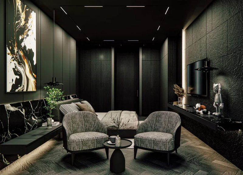 Three-storey 3 bedroom villa with swimming pool in Cherngtalai area, Phuket at Qcity by Wallaya Villas