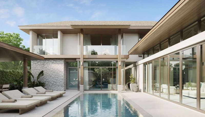 4 Bedroom Villa with Pool in Cherng Talai area, Phuket at QAV Residence