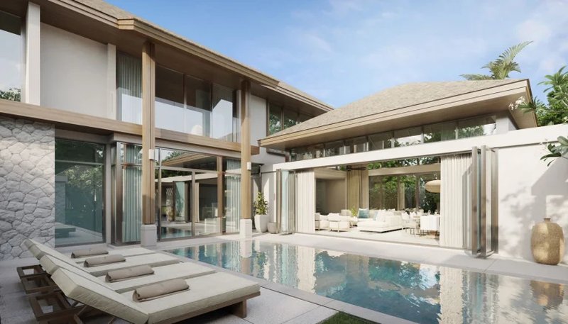 4 Bedroom Villa with Pool in Cherng Talai area, Phuket at QAV Residence