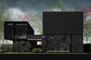 Three-storey 3 bedroom villa with swimming pool in Cherngtalai area, Phuket at Qcity by Wallaya Villas