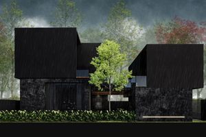 Three-storey 3 bedroom villa with swimming pool in Cherngtalai area, Phuket at Qcity by Wallaya Villas