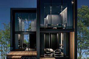 Three-storey 3 bedroom villa with swimming pool in Cherngtalai area, Phuket at Qcity by Wallaya Villas