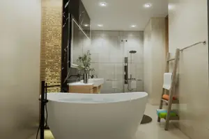 ห้องน้ำของวิลล่า ในฉลอง