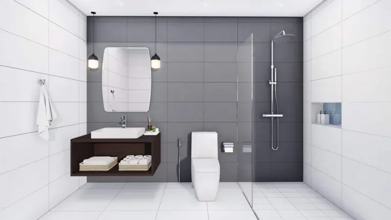 Bathroom of condo in Patong