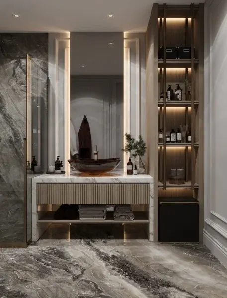 Bathroom of condo in Karon