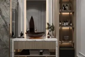 Bathroom of condo in Karon