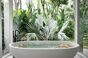 Bathroom of villa in Mai Khao