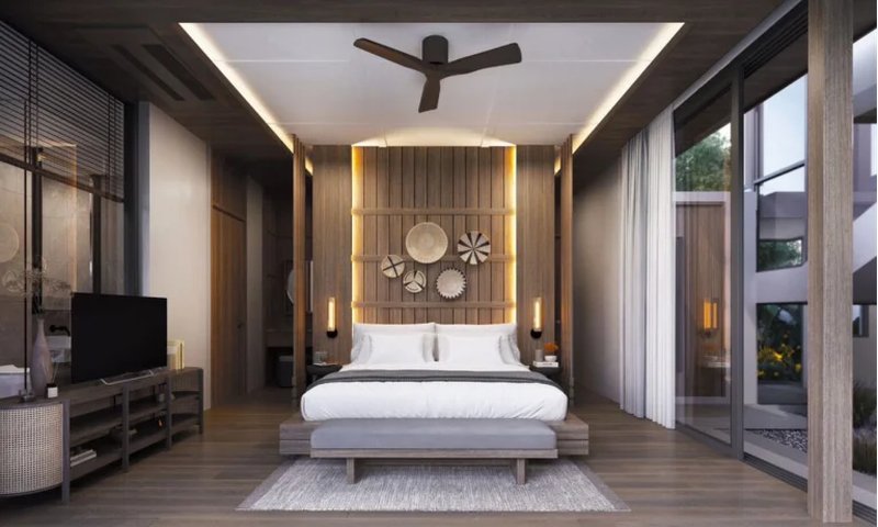 Двухэтажная вилла с 3 спальнями и бассейном в районе Чернг Талай, Пхукет в Villa Maya