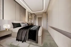 Bedroom of condo in Si Sunthon