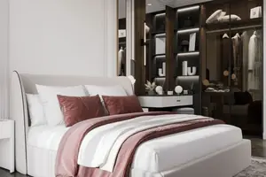 Bedroom of condo in Karon