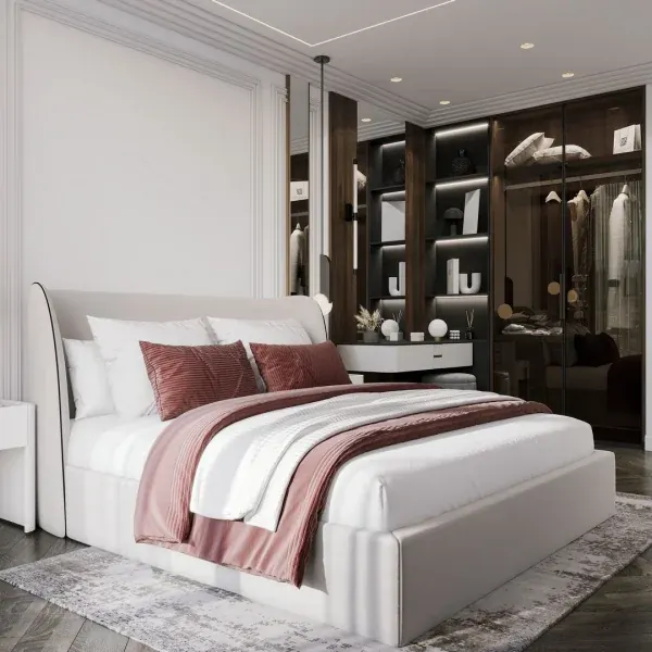 Bedroom of condo in Karon