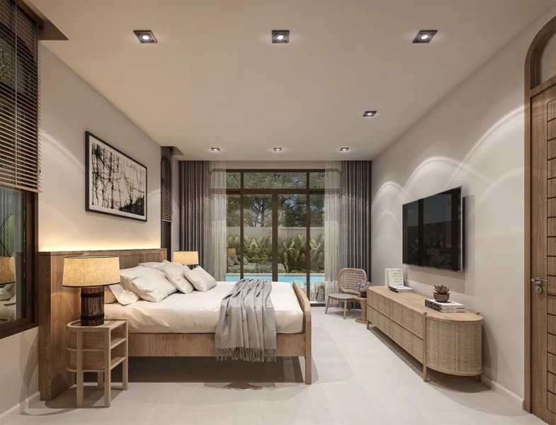 วิลล่า 3 ห้องนอนพร้อมสระว่ายน้ำส่วนตัวในถลางภูเก็ตที่รุ่งติวาไพรเวทพูลวิลล่า