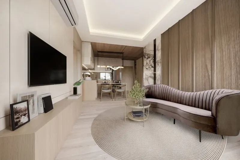 Bedroom of condo in Si Sunthon