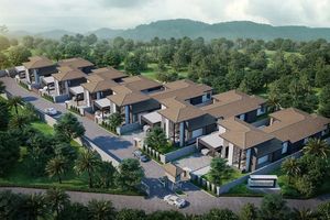 3 Bedroom Villa with Private pool in Talang Area, Phuket at Patina Courtyard