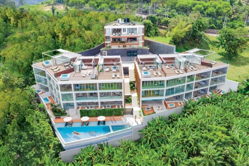 3 Bedroom Penthouse with Private Roof Terrace in Patong, Phuket at Blue Point Condo Patong