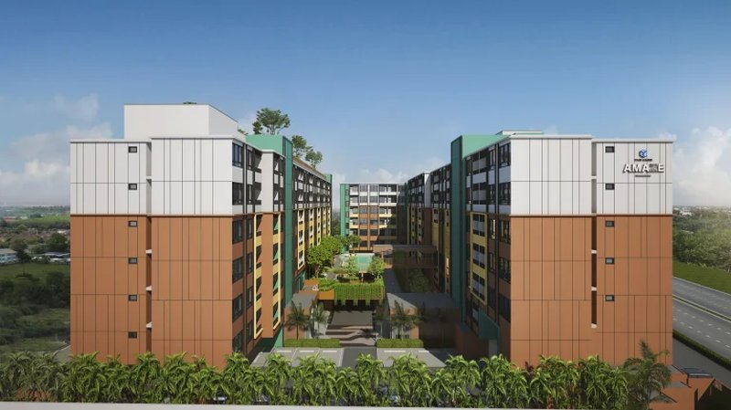 One Bedroom Apartment of 34 sq.m. in Talang, Phuket at The Cube Amaze Srisoonthon