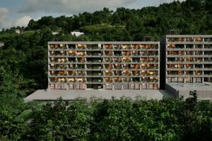 Studio with private terrace in Layan area, Phuket at The Momentum Serene Condo Layan