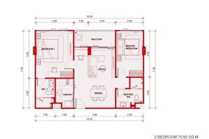 2 Bedroom Apartment in Bang Tao, Phuket at Bellevue Lagoon