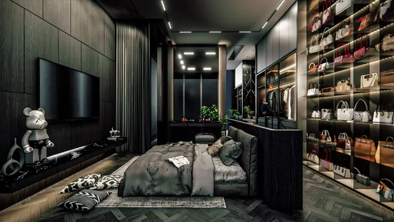ห้องนอนของวิลล่า ในเชิงตะไล