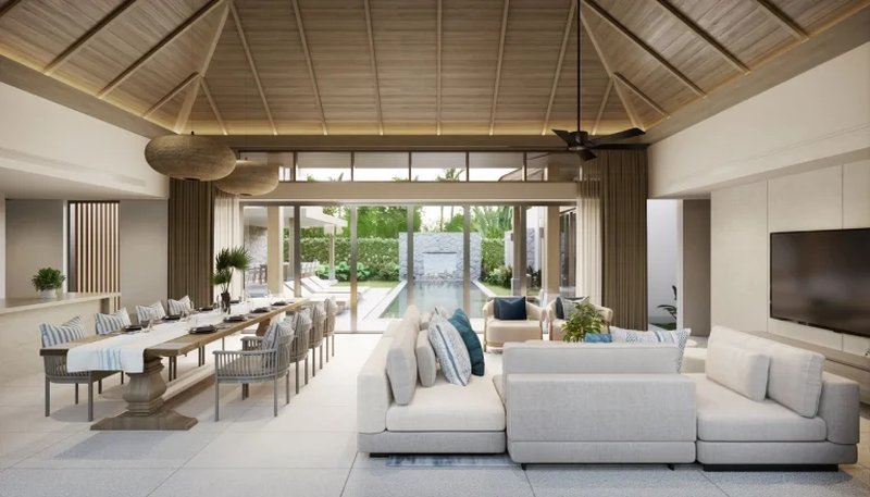 Two-storey villa with private pool near Bang Tao, Phuket at QAV Residence