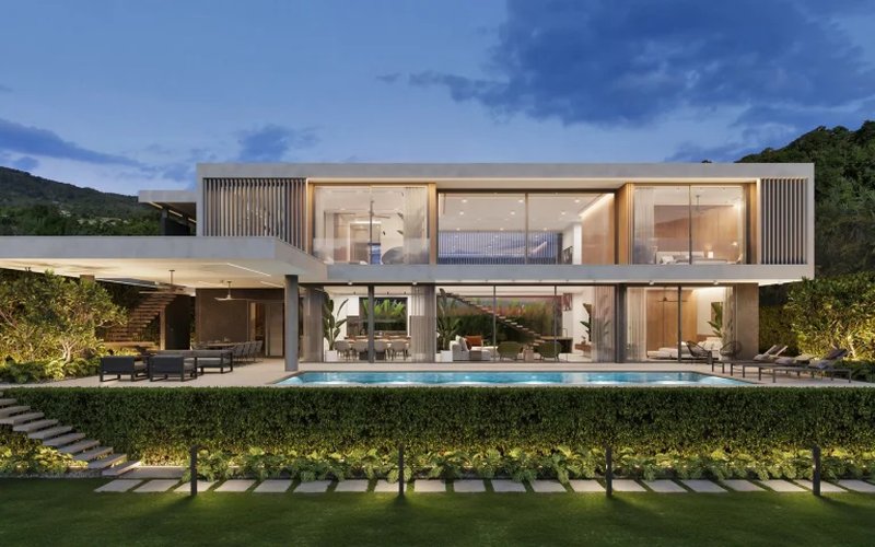 4 Bedroom Villa with private pool in Koh Kaeo area, Phuket at Canopy Hills Villas