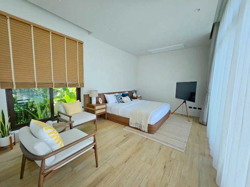 วิลล่า 2 ห้องนอนพร้อมสระว่ายน้ำส่วนตัวใกล้หาดในยางภูเก็ตที่ภูวิสต้า 3 ในยางคอมเพล็กซ์