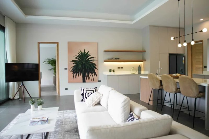 Finished 2-storey villa with panoramic mountain views in Talang, Phuket in Manick Hillside