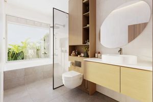 Coral two-storey villa with 3 bedrooms and a swimming pool in Chalong, Phuket in the Mutti Family Villas complex