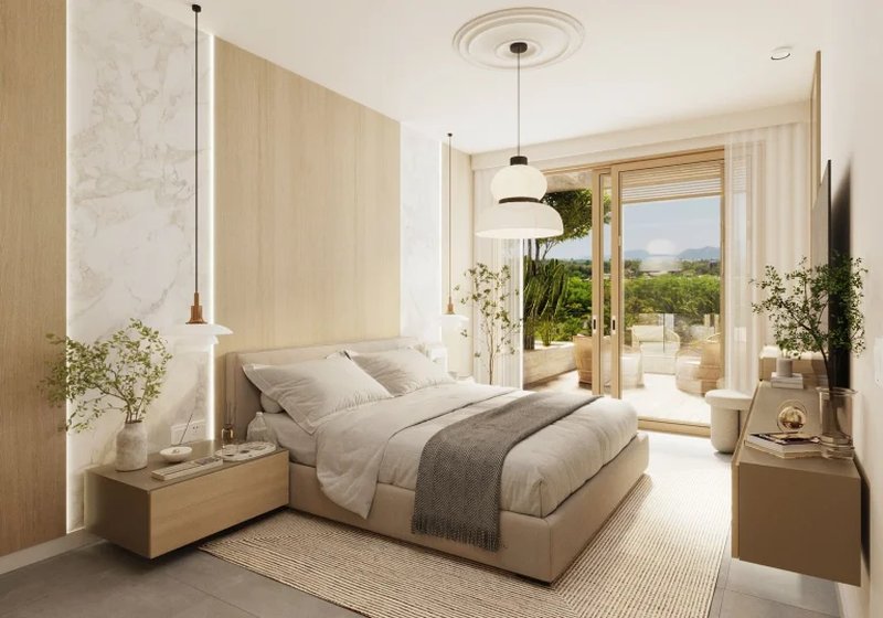 Coral two-storey villa with 3 bedrooms and a swimming pool in Chalong, Phuket in the Mutti Family Villas complex