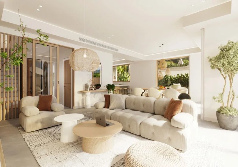 Coral two-storey villa with 3 bedrooms and a swimming pool in Chalong, Phuket in the Mutti Family Villas complex