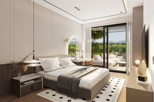 Coral two-storey villa with 3 bedrooms and a swimming pool in Chalong, Phuket in the Mutti Family Villas complex