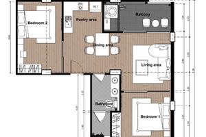 2 Bedroom Apartment in Rawai Area, Phuket at Babylon Sky Garden 2