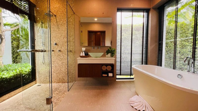 Villa with pool for rent in Bang Tao, Phuket in Anchan