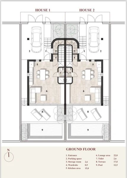 Three-storey villa with private pool in Rawai area, Phuket at Villa Laelia