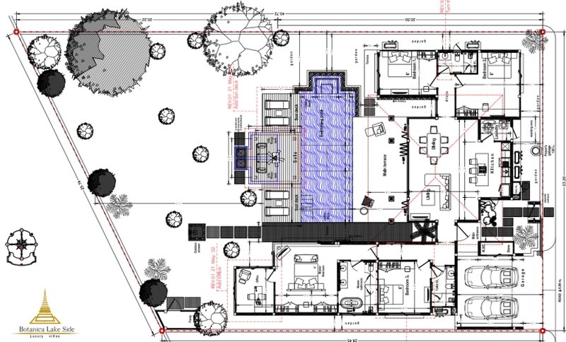 Finished Villa Botanica Lakeside at Layan Beach, Phuket