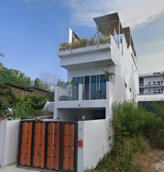 Finished three-storey villa with pool in Rawai area, Phuket