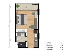 Studio near Bang Tao Beach, Phuket in Layan Green Park