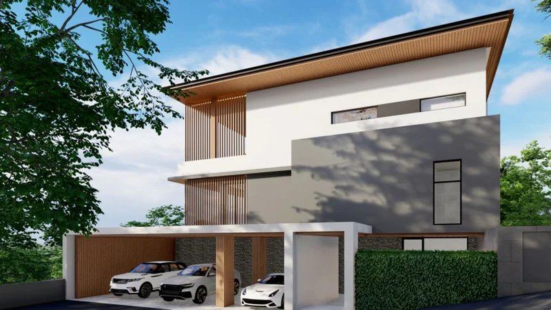 5 Bedroom Four-level villa with pool in Chalong, Phuket at La Vista Luxury villas