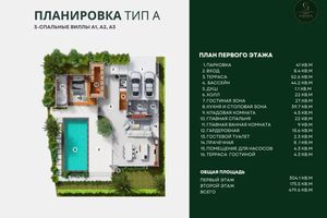 Two-storey 3 bedroom villa with private pool in Talang area, Phuket in Sinara Pool Villas Complex