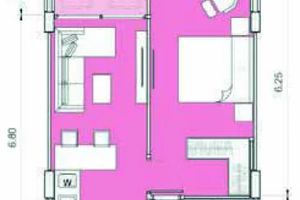 1 Bedroom Apartment in Cherngtalai Area, Phuket at Pirak Condominium