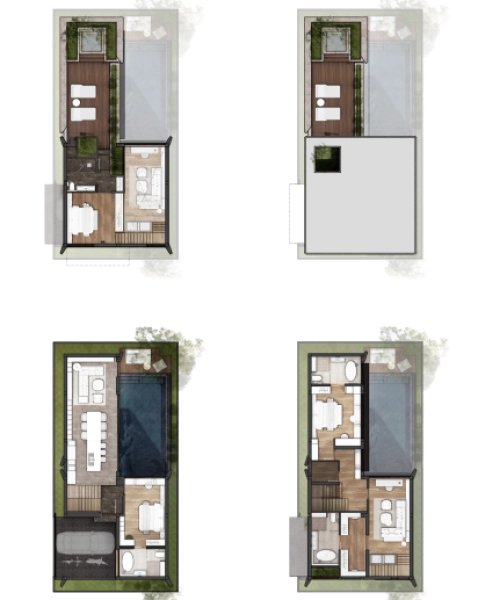 Three-storey villa with 3 bedrooms and a swimming pool in Talang district, Phuket in The Harmony by Wallaya Villas complex