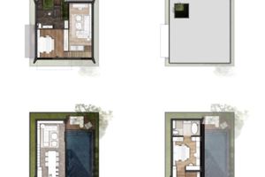 Three-storey villa with 3 bedrooms and a swimming pool in Talang district, Phuket in The Harmony by Wallaya Villas complex