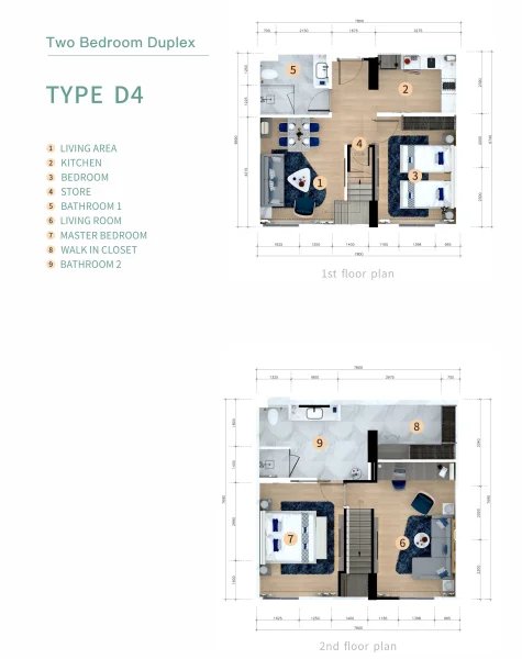 Duplex with 2 bedrooms 400 meters from Rawai Beach, Phuket in Wyndham La Vita