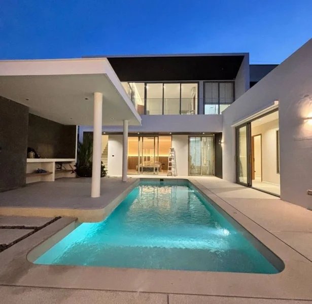 Finished 3 bedroom villa with private pool in Rawai area, Phuket, in Lay Pearl Villas Complex