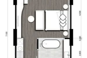 Studio near Kamala Beach, Phuket at The Marin Phuket