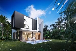 Two-storey villa with 2 bedrooms and a swimming pool in Mai Khao area, Phuket in Utopia Maikhao